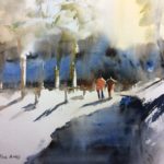 Winter Light, Kathy Collins,, 11x14, 2017